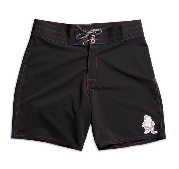 808 Limited-Edition 3D Birdie Board Shorts - Black & Red / Royal