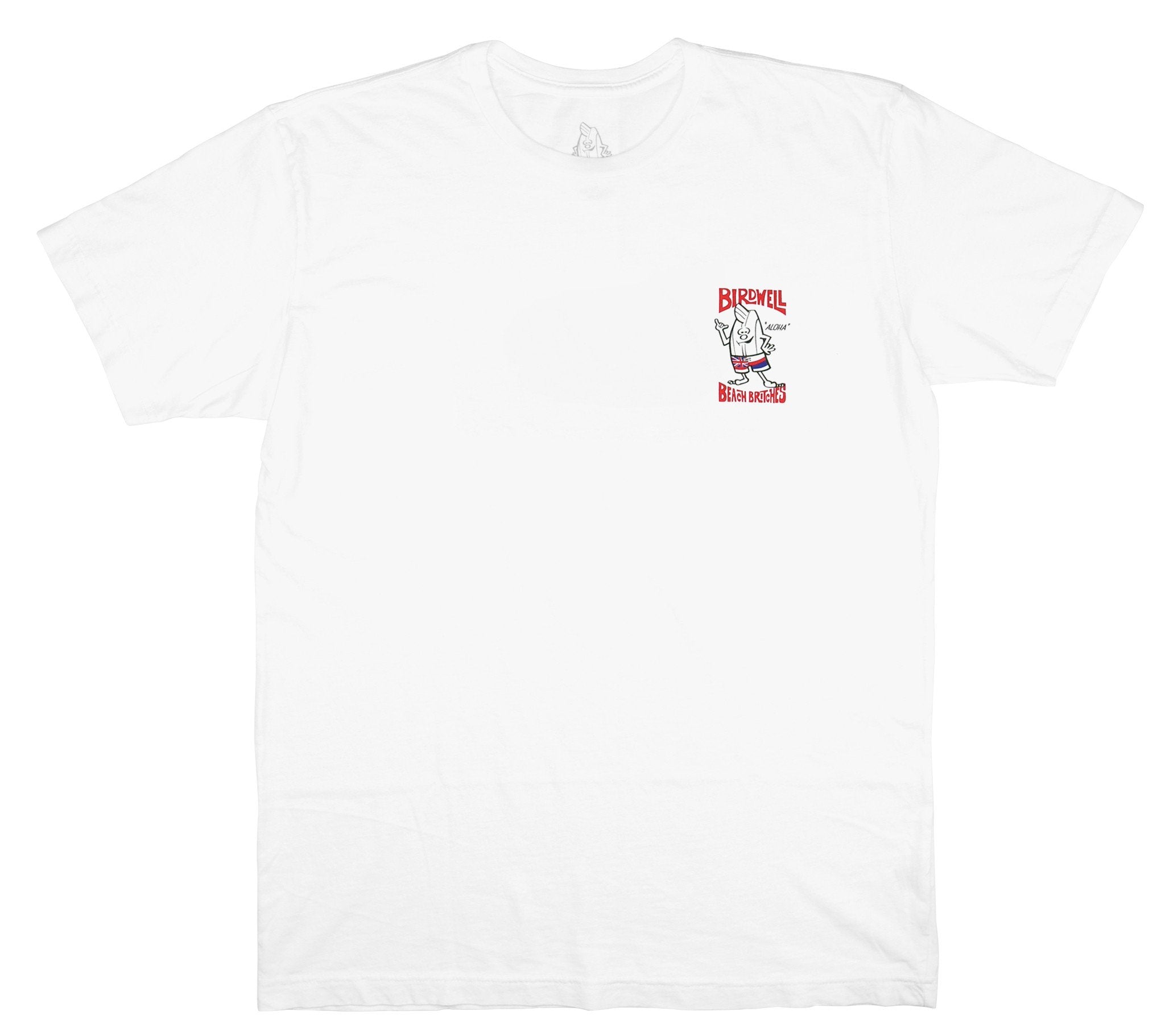 White Aloha Birdie T-Shirt - Front