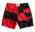 311 Limited-Edition Birdie's Own Board Shorts - Black & Red / White