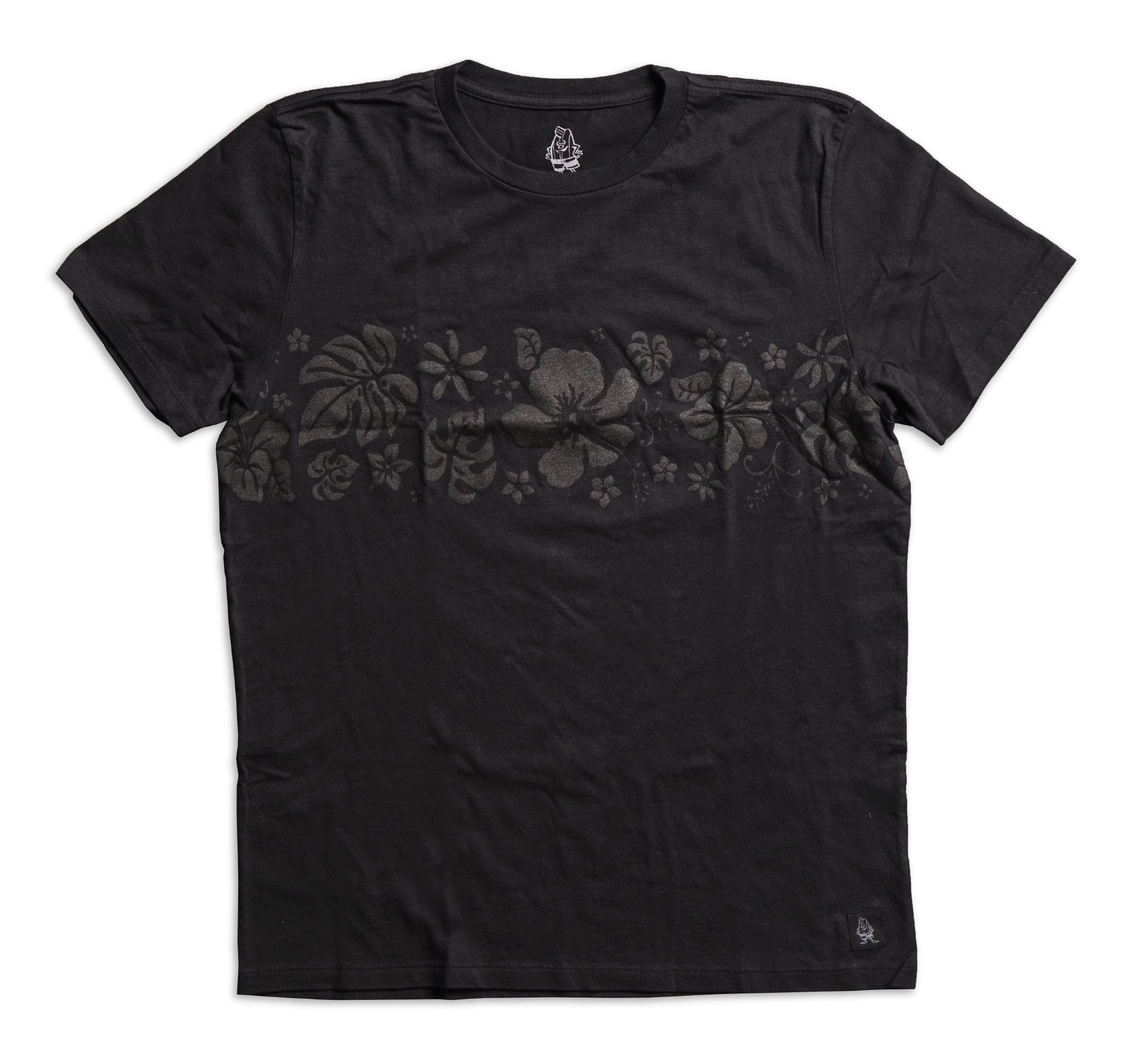 Hibiscus T-Shirt - Blackout