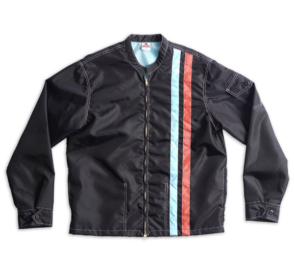 Racing Jacket - Black & Light Blue / Paprika