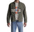 Men's Stone-Washed Canvas Jacket - Olive & Natural