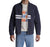 Men's Stone-Washed Canvas Jacket - Navy & White