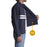 Men's Stone-Washed Canvas Jacket - Navy & White