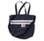 Stone-Washed Canvas Tote - Navy & White