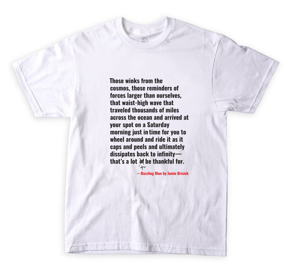 Limited-Edition Dazzling Blue T-Shirt - White