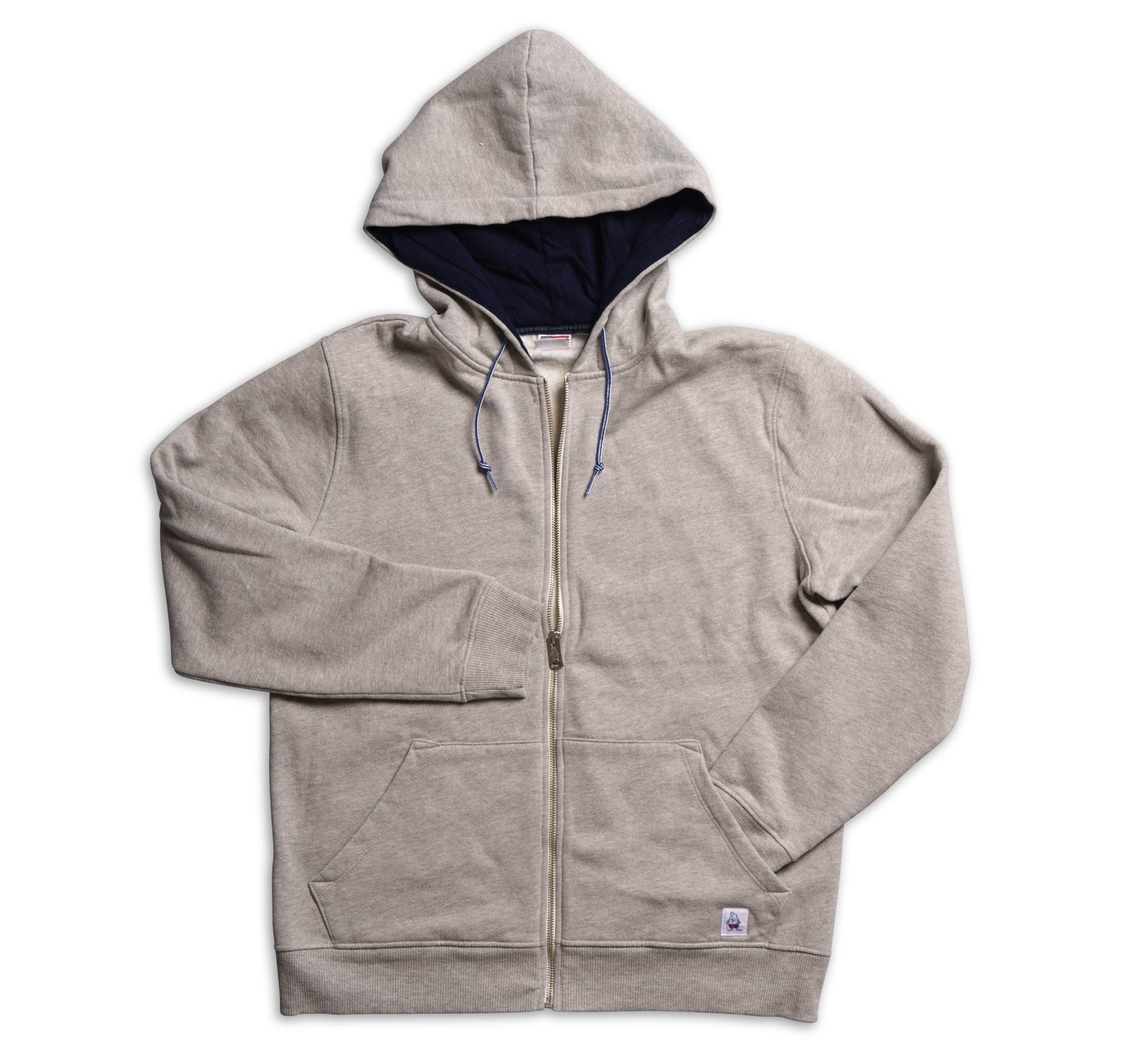 Men's Hooded Zip Front Sweatshirt - Heather Grey