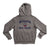 Kid's Hooded Zip Front Sweatshirt - Heather Grey
