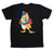Multi Birdie T-Shirt - Black