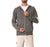 Merino-Blend Hoodie – Grey & White