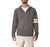 Merino-Blend Hoodie – Grey & White