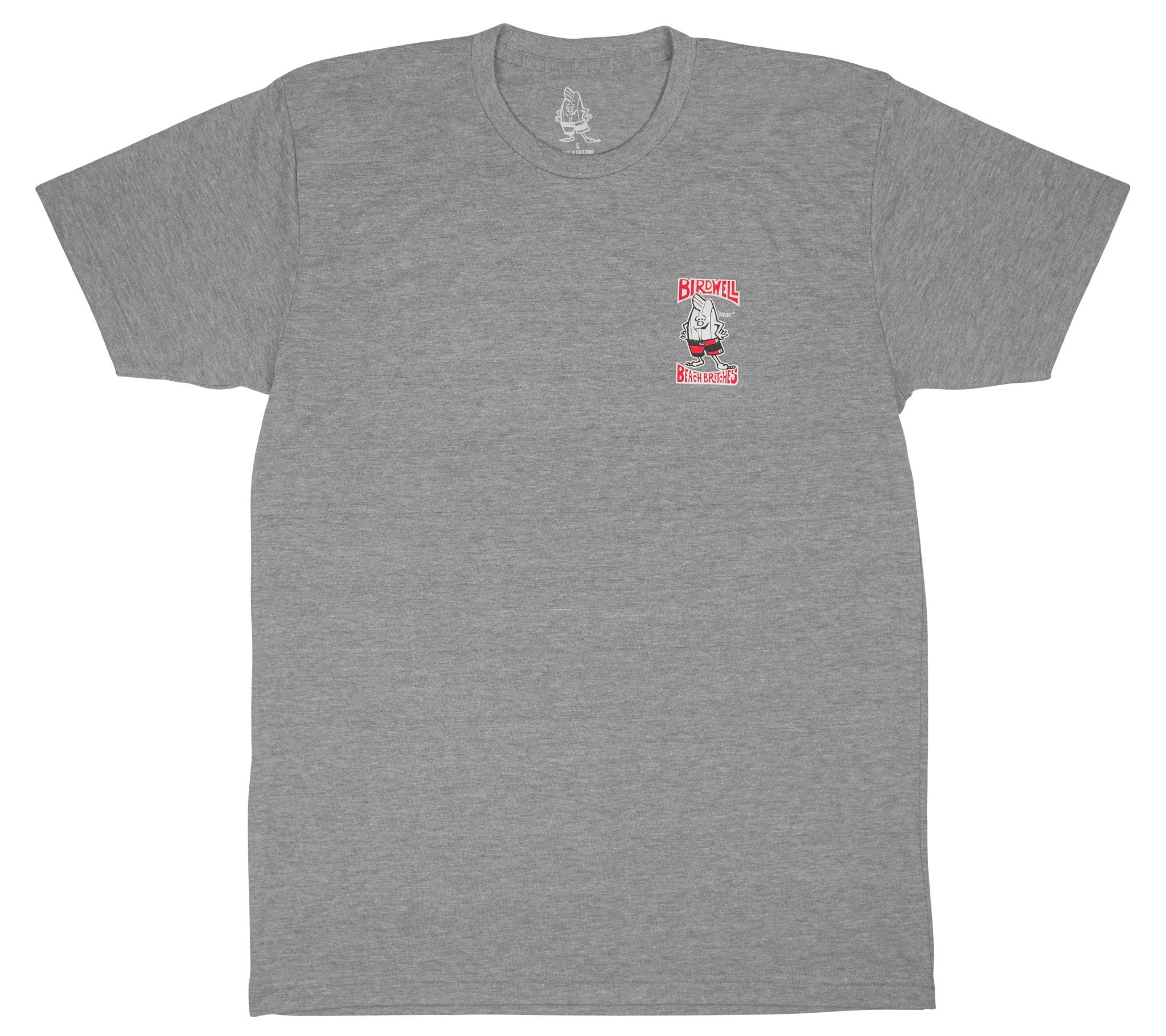 Heather Grey Tri-Blend Birdwell T-Shirt - Front