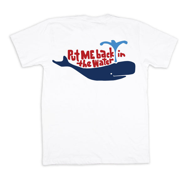 Men's Whale T-Shirt - White