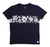 Hibiscus T-Shirt - Navy & White