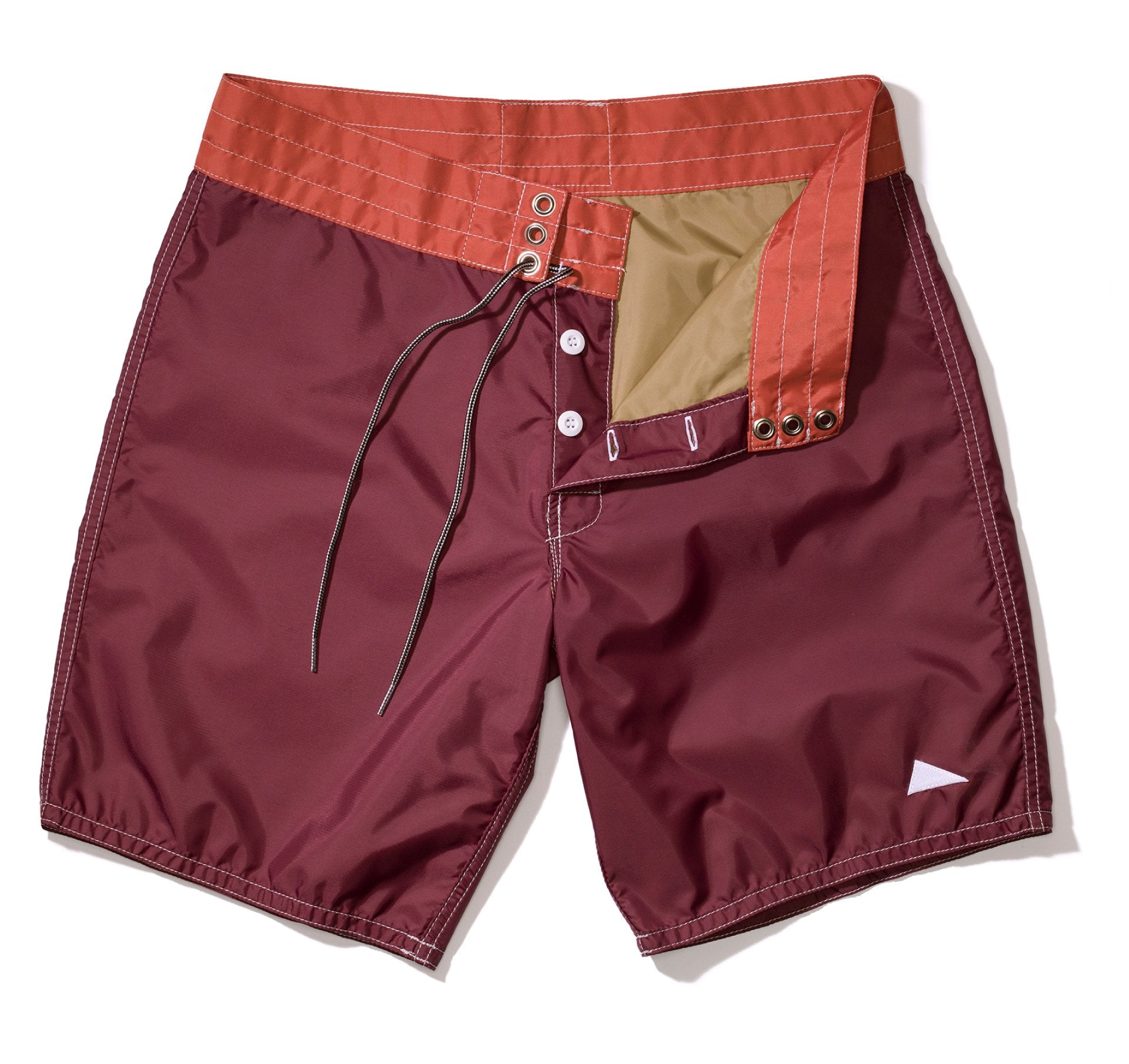 311 Pilgrim Surf + Supply Duotone Board Shorts - Burgundy / Paprika