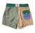 310 Pilgrim Surf + Supply Tritone Board Shorts – Olive / Tan / Kelly Green