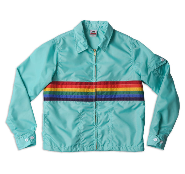 Women's Rainbow Jacket - Aqua