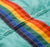 Women's Rainbow Jacket - Aqua