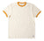 Men's Ringer Tee - Natural & Gold