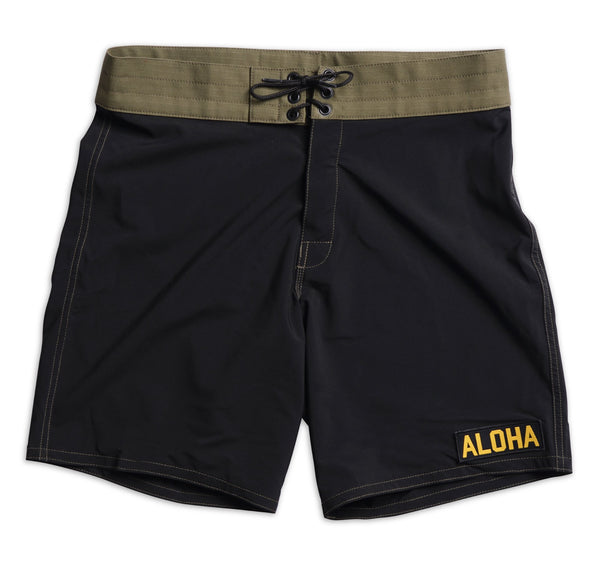 808 Limited-Edition Tropical Mission Board Shorts - Black
