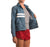 Womens Competition Jacket - Federal Blue & White