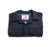 Wool CPO Shirt - Navy & Paprika / Gold