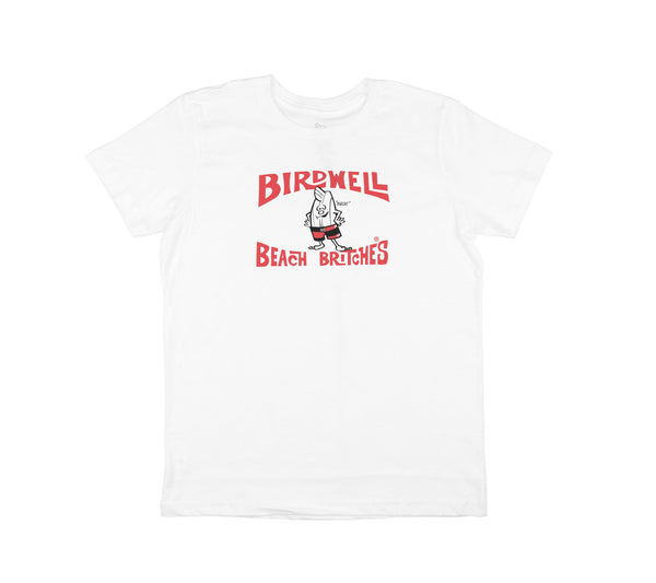 White Birdwell Kid's T-Shirt - Front