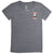 Women's Heather Grey Tri-Blend Birdwell - Front
