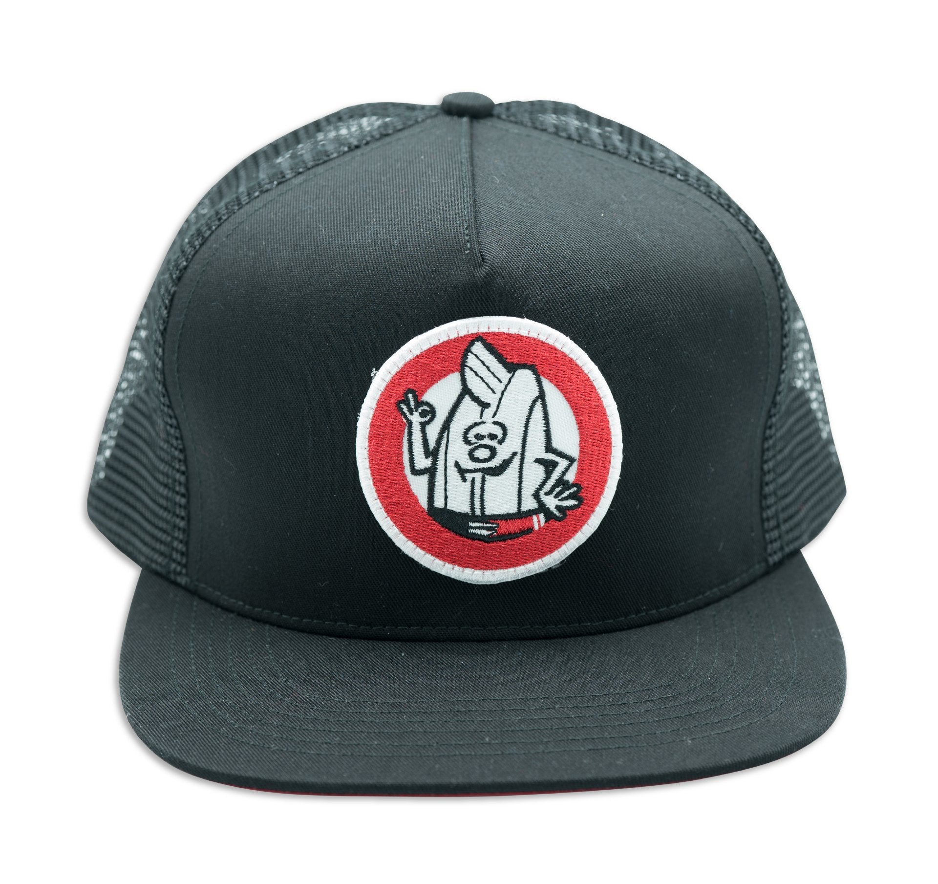 Twill Trucker Hat - OK Birdie Black