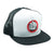 Twill Trucker Hat - OK Birdie White