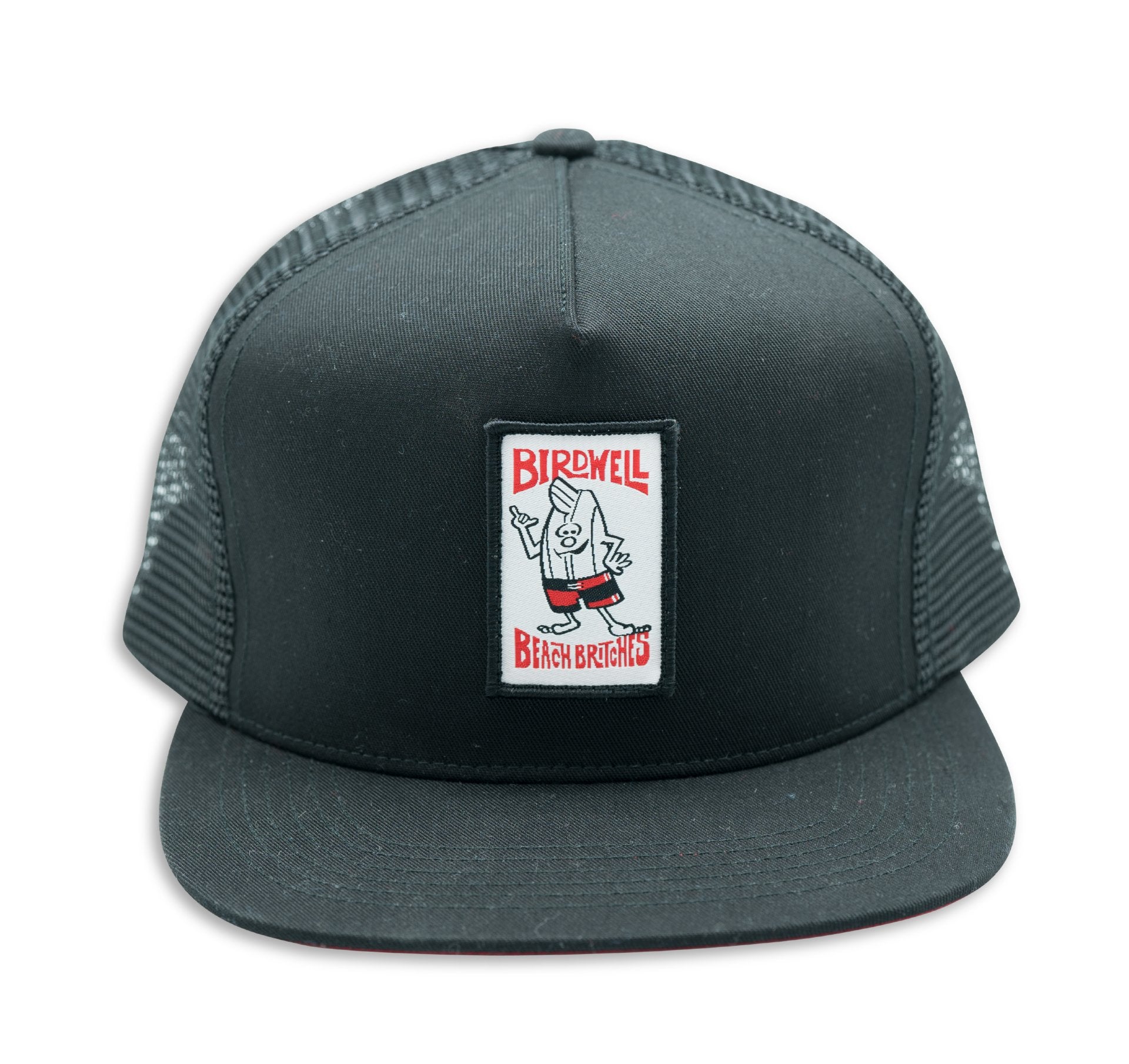 Twill Trucker Hat - Shaka Birdie Black