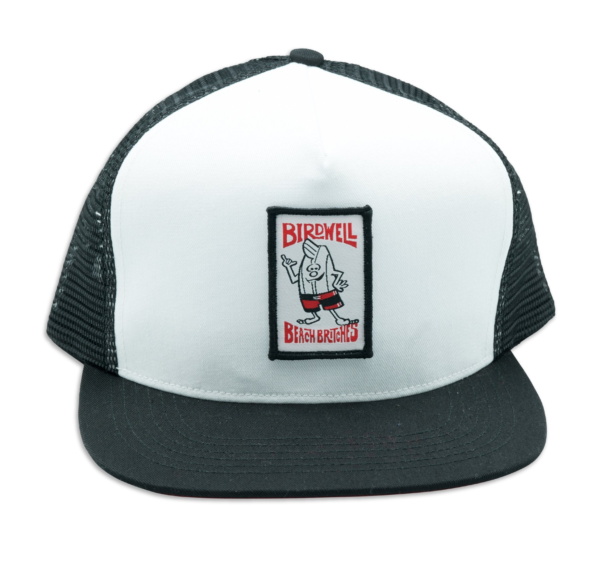 Twill Trucker Hat - Shaka Birdie White