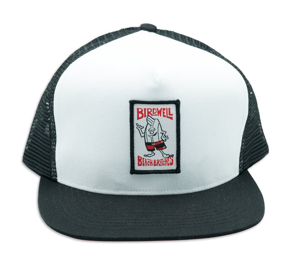 Twill Trucker Hat - Shaka Birdie White