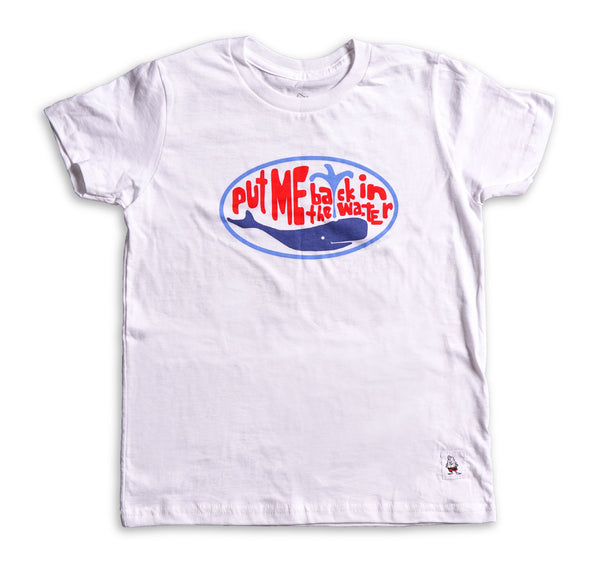 Kid's Whale T-Shirt - White