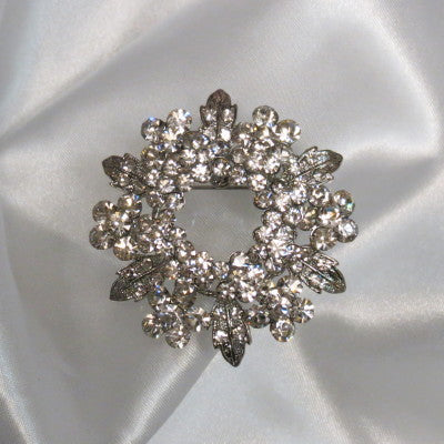 Rhinestone Brooch Starburst
