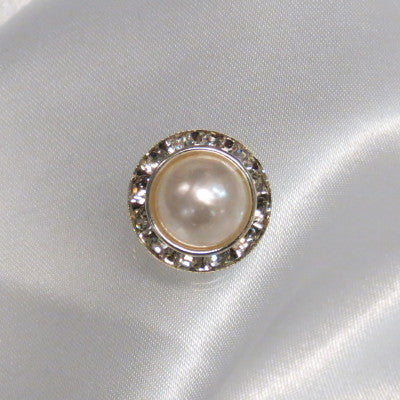 Rhinestone Accent Pearl Large
