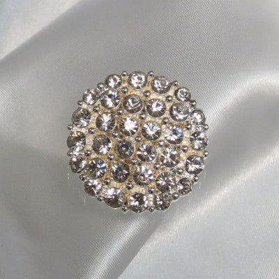 Rhinestone Accent Pave Honeycomb