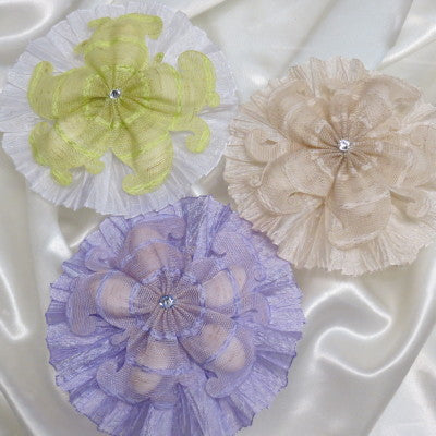CRF Rustico Crystal with Pleated Ruffle
