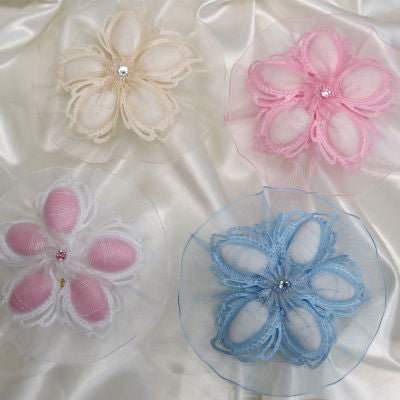 CRF Ariel Crystal with Organza Ruffle