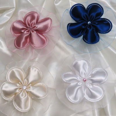 CRF Margherita Satin Crystal with Organza Ruffle