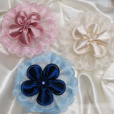 CRF Margherita Satin Crystal with Velo Ruffle
