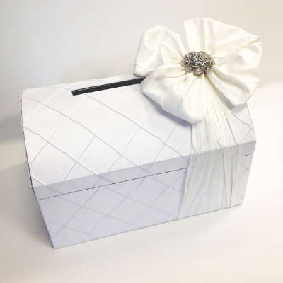 Treasure Chest Envelope Box White