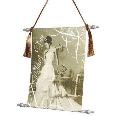 Canvas Keepsake Scroll - Wedding Day