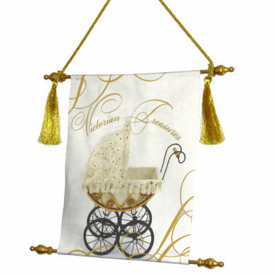Canvas Keepsake Scroll - Victorian Treasures Carriage
