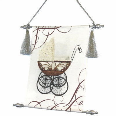 Canvas Keepsake Scroll - Victorian Carriage