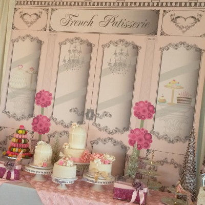Backdrop - French Patisserie Rental