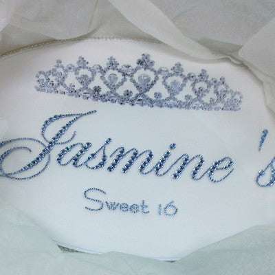 Keepsake Swarovski Plaque - Tiara w/ Personalization