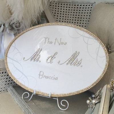 Keepsake Plaque - The New Mr(s). & Mr(s). w/ Last Name