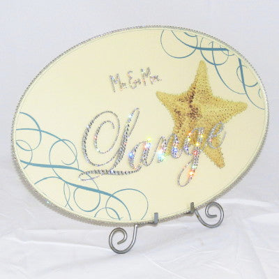 Keepsake Plaque - Starfish Mr(s). & Mr(s). w/ Last Name