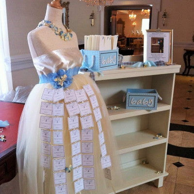 Mommy-to-Be Dress Form Escort Card Holder Rental